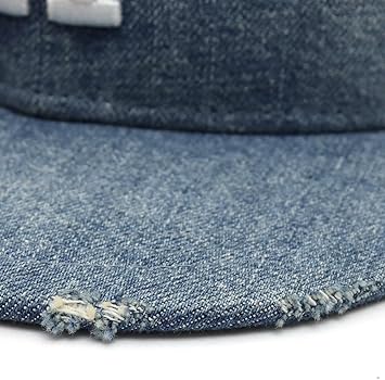 Amazon | [ニューエラ] 59FIFTY Damaged Denim ロサンゼルス