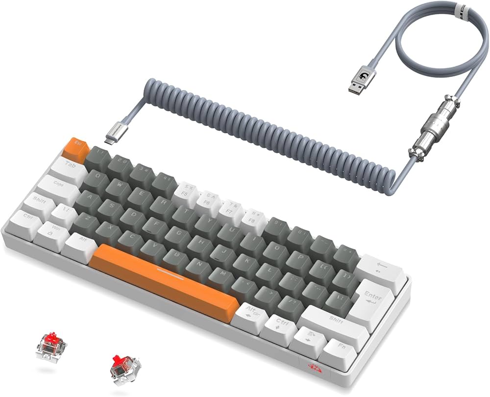 Amazon | ZIYOULANG T60 ゲーミングキーボード メカニカルキーボード