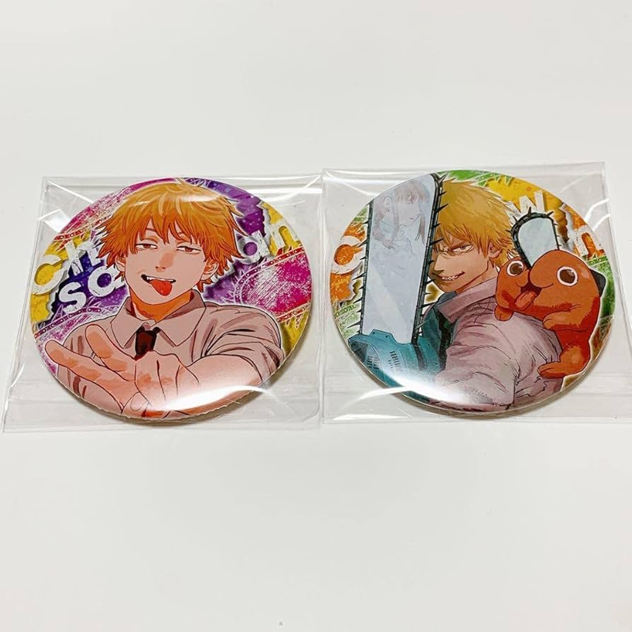 Amazon | チェンソーマン コレクション缶バッジ デンジ 2種セット