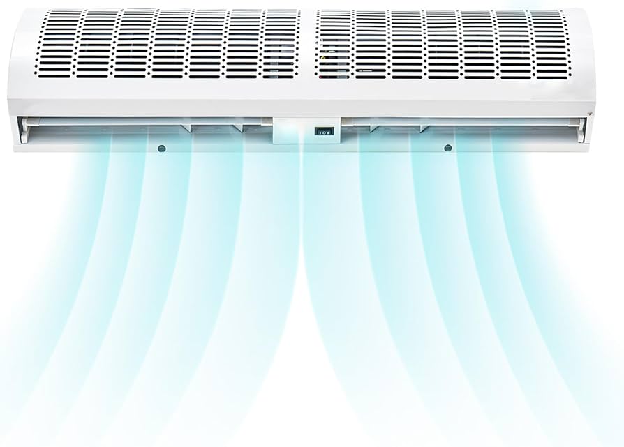 Amazon.co.jp: KAIDIDI エアーカーテン 90cm 120cm 150cm エアー