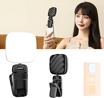 Amazon.co.jp: THIRFACHIGO LEDミニビデオライト クリップ式フィル
