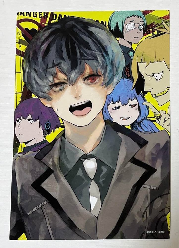 Amazon.co.jp: 東京喰種re ポストカード 金木研 佐々木琲世 クインクス