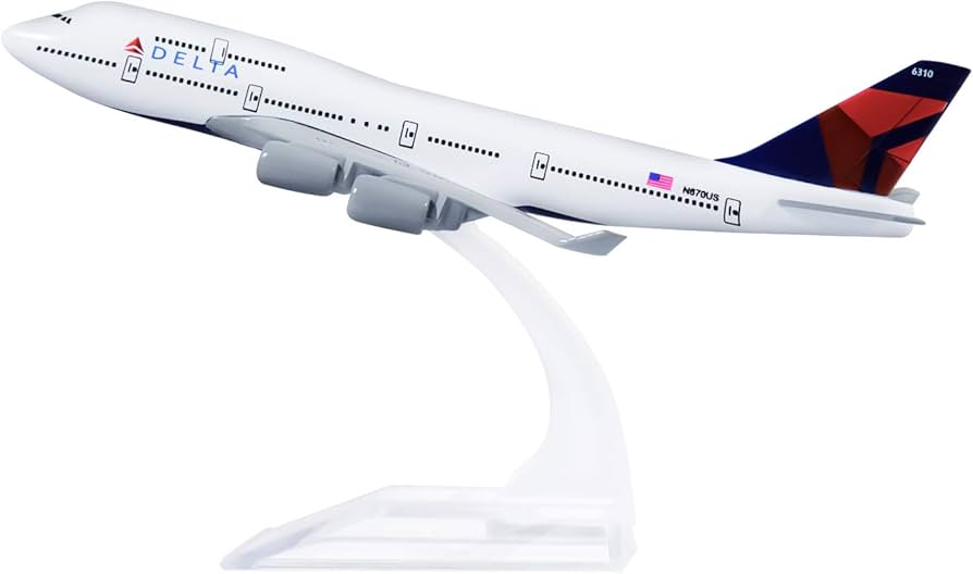 Boeing 747-400 Delta デルタ航空 1/200モデル Boeing 747-400 Delta