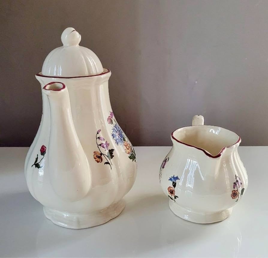 Amazon | サルグミンヌ アグレスト 花リム ミルクポット フランス