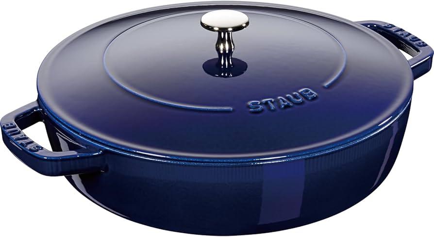 Amazon｜staub ストウブ 「 ブレイザー ソテーパン グランブルー 24cm
