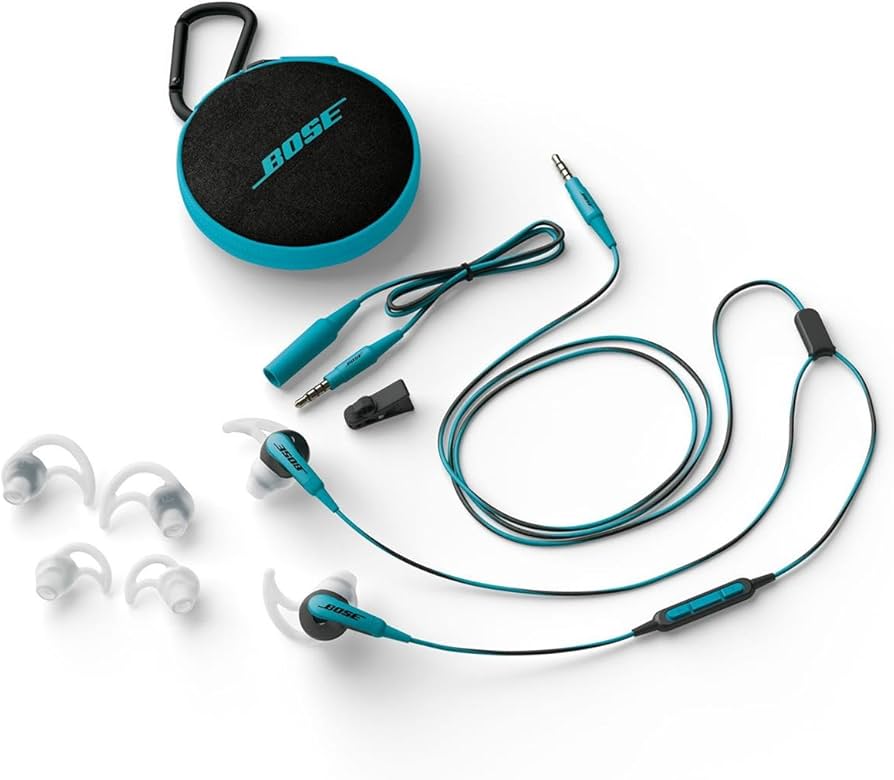 Amazon.com: Bose SoundSport in-Ear Headphones for iOS Models, Blue