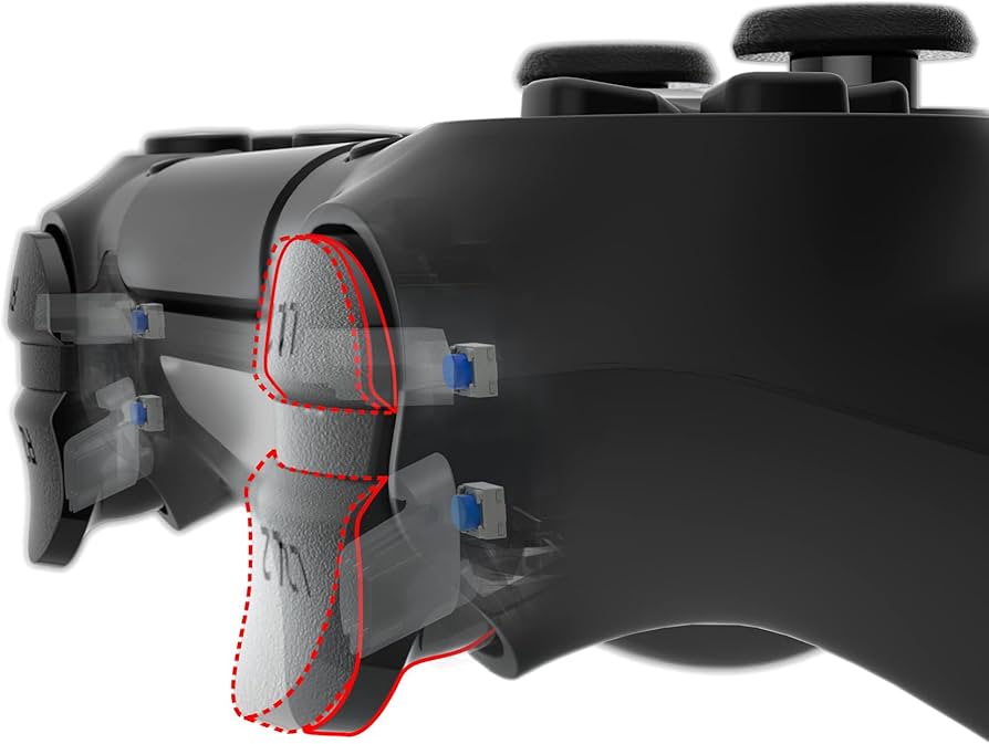 Amazon.co.jp: eXtremeRate ps4コントローラーショルダーボタンに対応