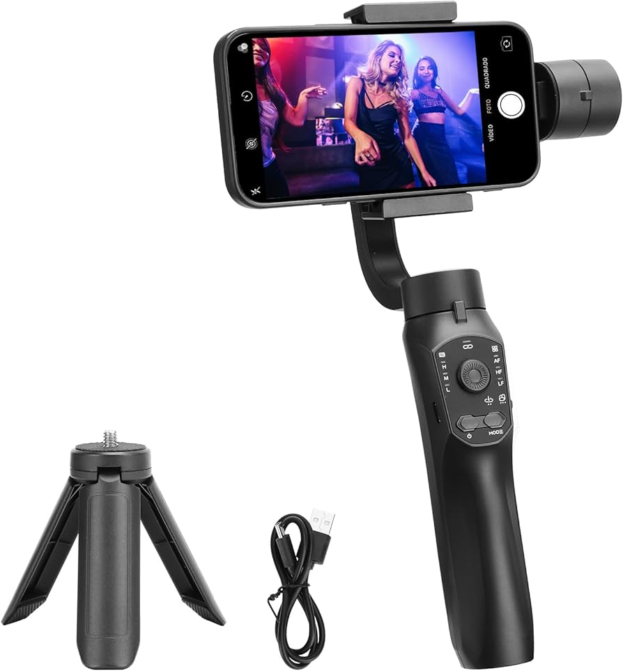Amazon.com: EOJDDPA Phone Gimbal Stabilizer for iPhone Android, 3