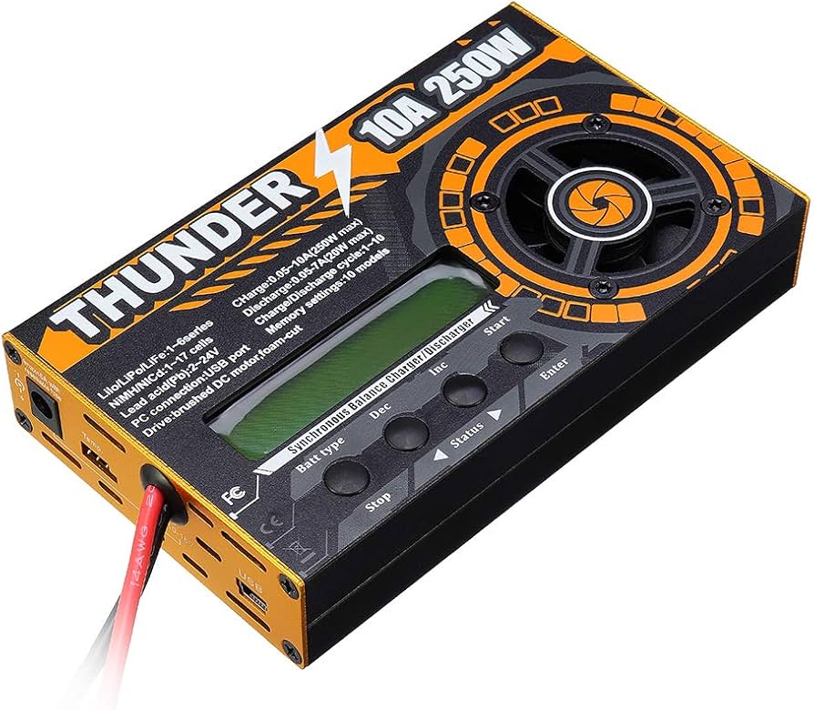 Amazon.co.jp: HOTA THUNDER ミニ四駆 充電器 6250【 Turnigy Reaktor