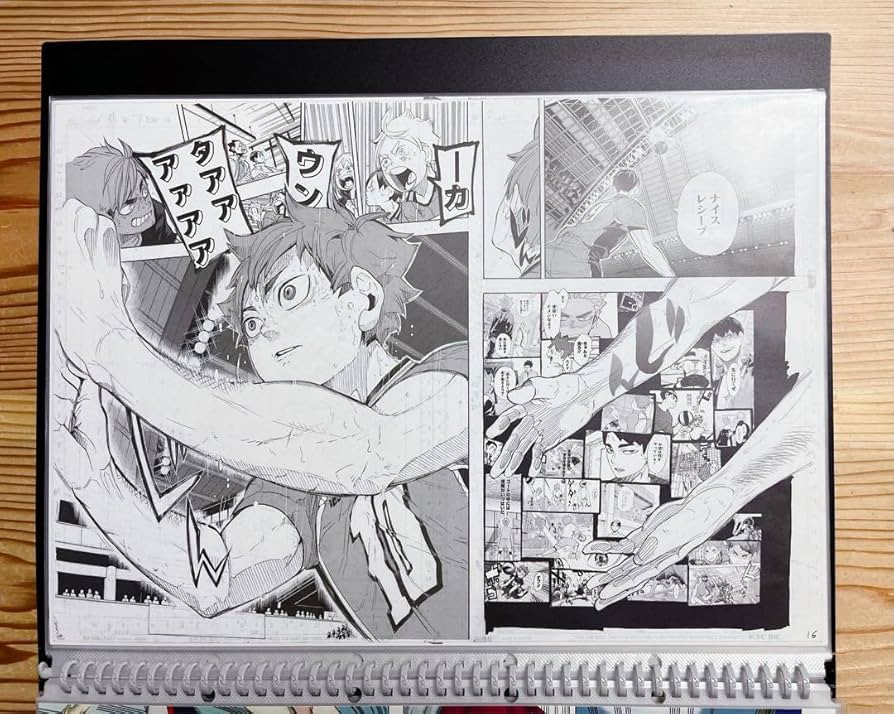 Amazon.co.jp: 可 ハイキュー !! 複製原稿 複製原画 名場面ポスター