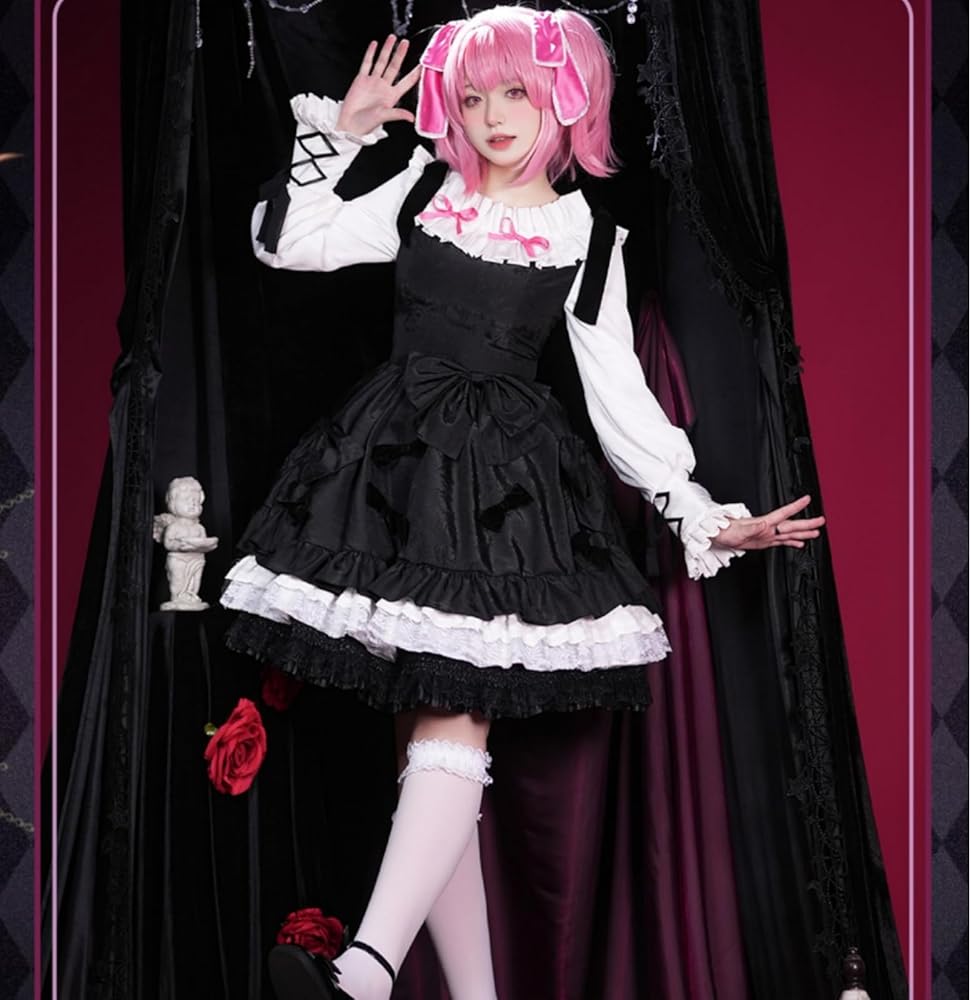 Amazon | [Sheruan] 鹿目まどか コスプレ メイド服 魔法少女まどか