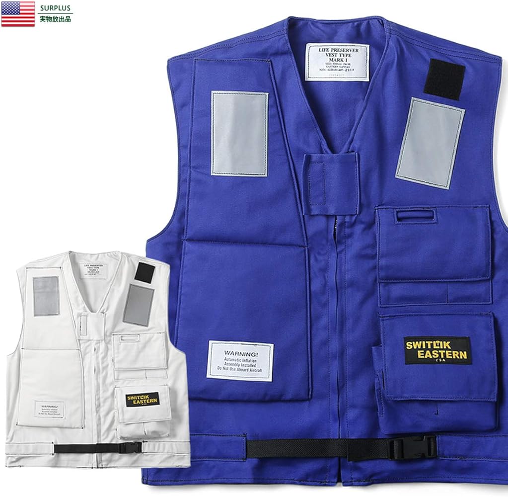 Amazon | 実物 米海軍（U.S.NAVY）LIFE PRESERVER VEST ライフ プ