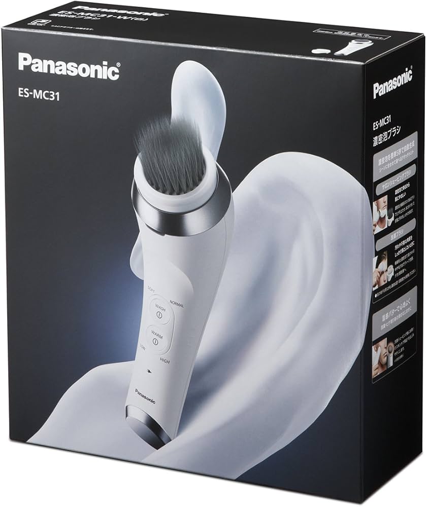 Amazon.co.jp: パナソニック 濃密泡ブラシ 白 ES-MC31-W : ビューティー