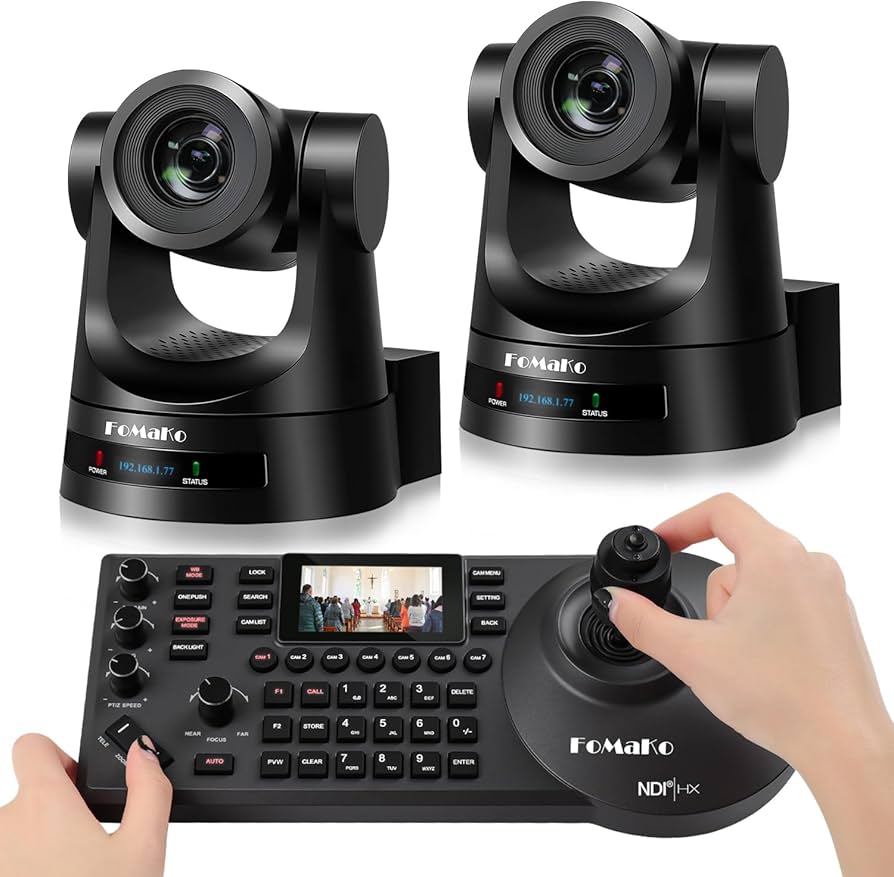 Amazon.com: FoMaKo PTZ Camera HDMI 20x Optical Zoom, AI Auto