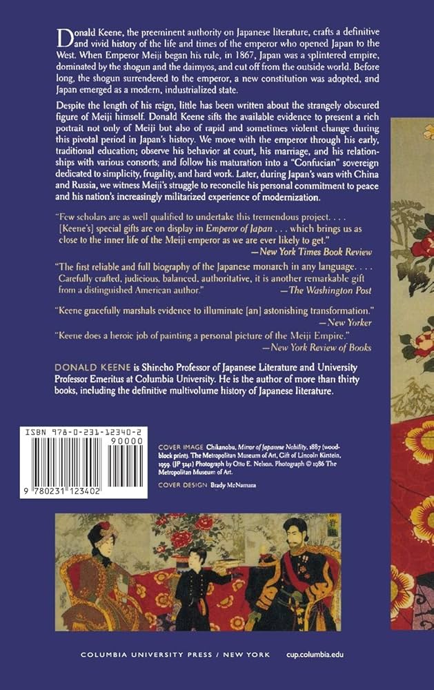 Amazon.com: Emperor of Japan: 9780231123402: Keene, Donald: Books