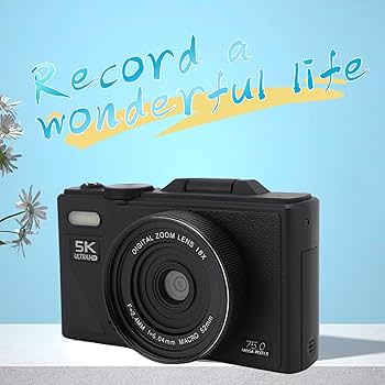 Amazon | デジタルカメラ 5K UHD 75MP、オートフォーカス トラベル