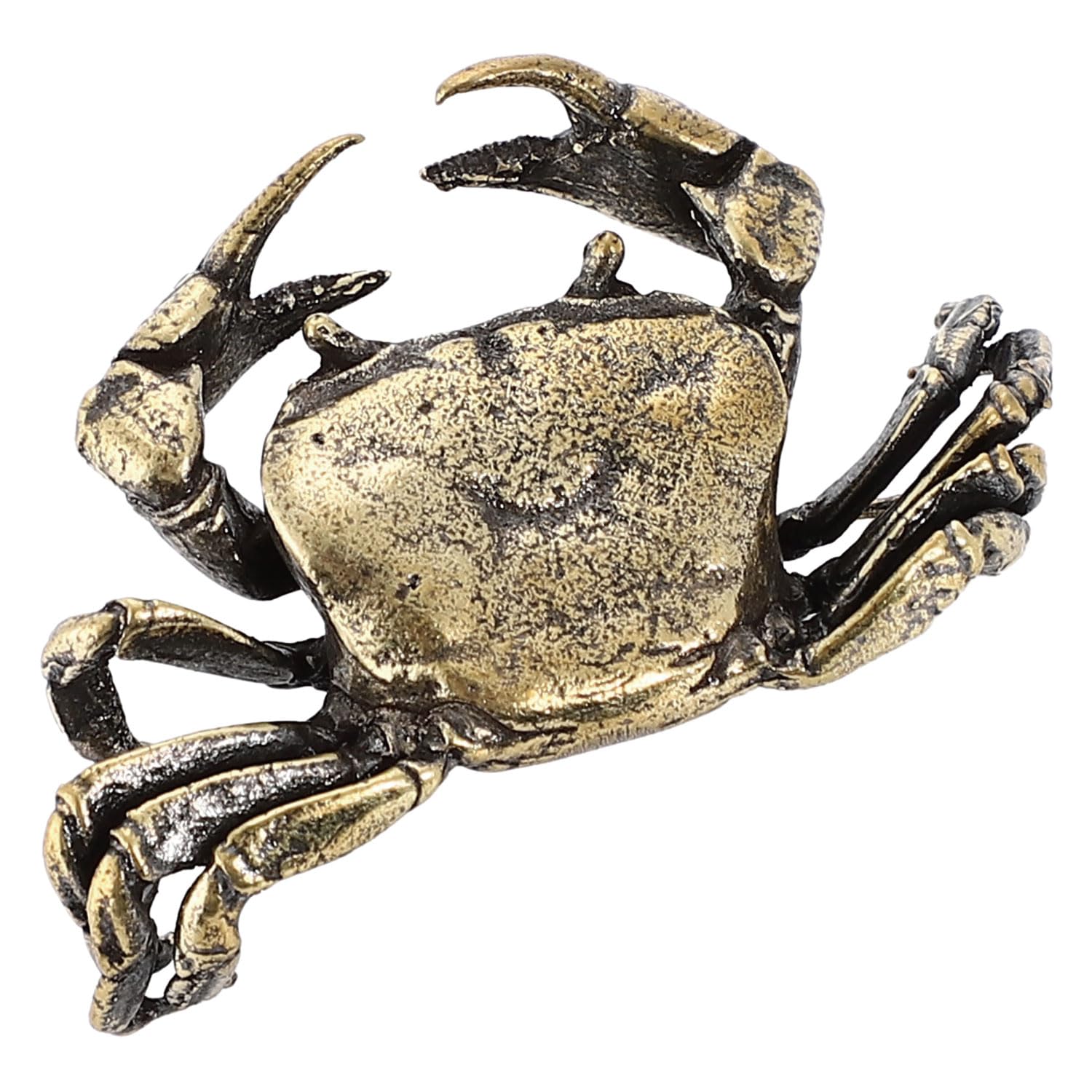 華道 古銅 蟹 飾 置物 三体(K-A987) 華道 古銅 蟹 飾 置物 三体(