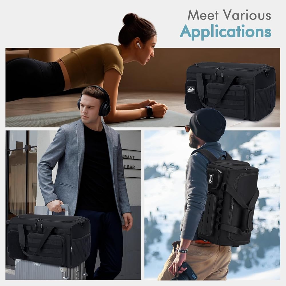 Amazon.com | BAGZY Tactical Gym Bag for Men 40L Sports Duffel Bags