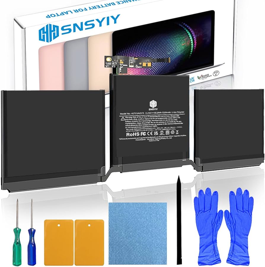 A1708 MacBook Pro 13 Inch Battery A1713 Replacement (Late 2016 Mid