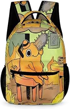 Amazon.co.jp: チェンソーマン デンジ ポチタ 双肩バッグ リュック