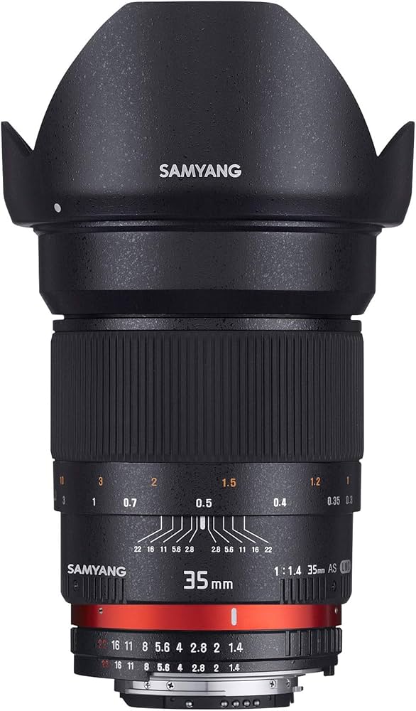 Amazon | SAMYANG 単焦点レンズ 35mm F1.4 ニコン AE用 フルサイズ対応