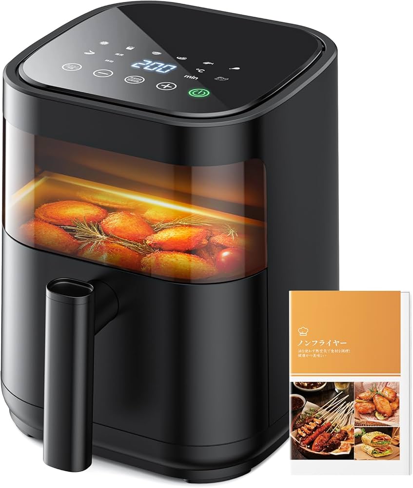 Amazon.co.jp: Non-fryer, 9.8 gal (3 L) Air Fryer, Non-Oil