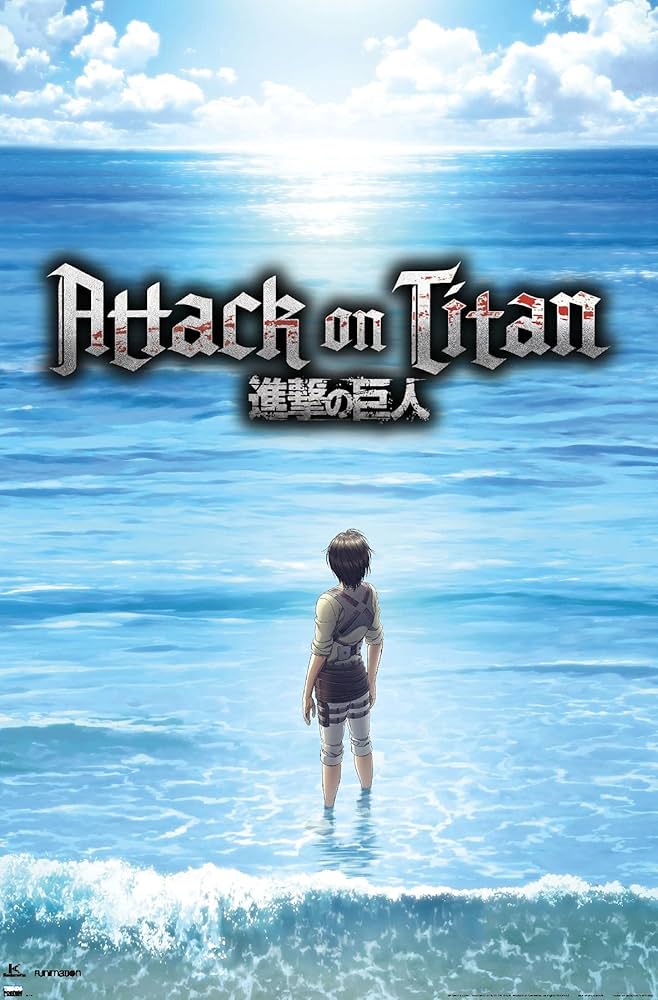 Amazon.com: Attack on Titan: Season 3 - Ocean Wall Poster, 34L
