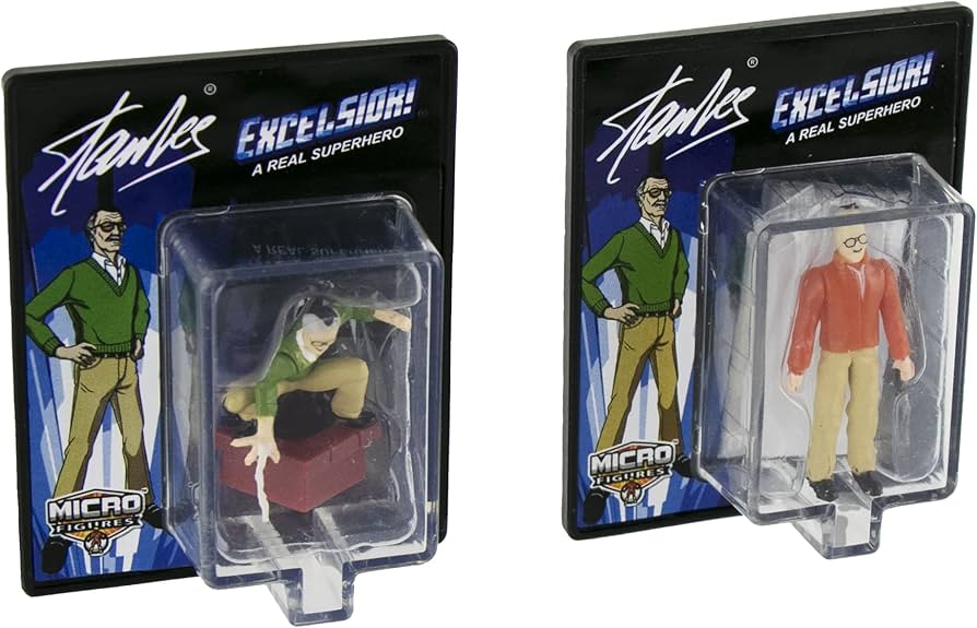 Amazon.co.jp: 世界最小のマイクロアクションフィギュア、スタン・リー