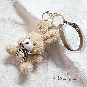 Amazon.co.jp: [byDream] ウサギのキーホルダー 兎のバッグチャーム