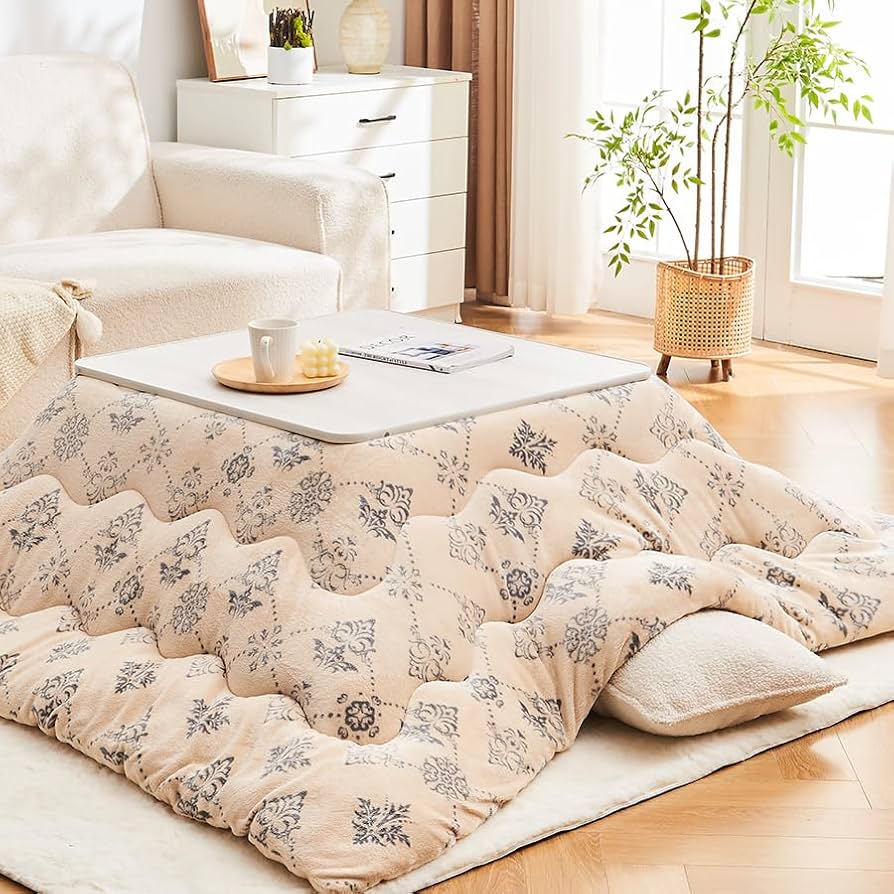 超撥水加工 厚手 生地 こたつ布団 長方形 ブラウン 安心 清潔 本製⑦