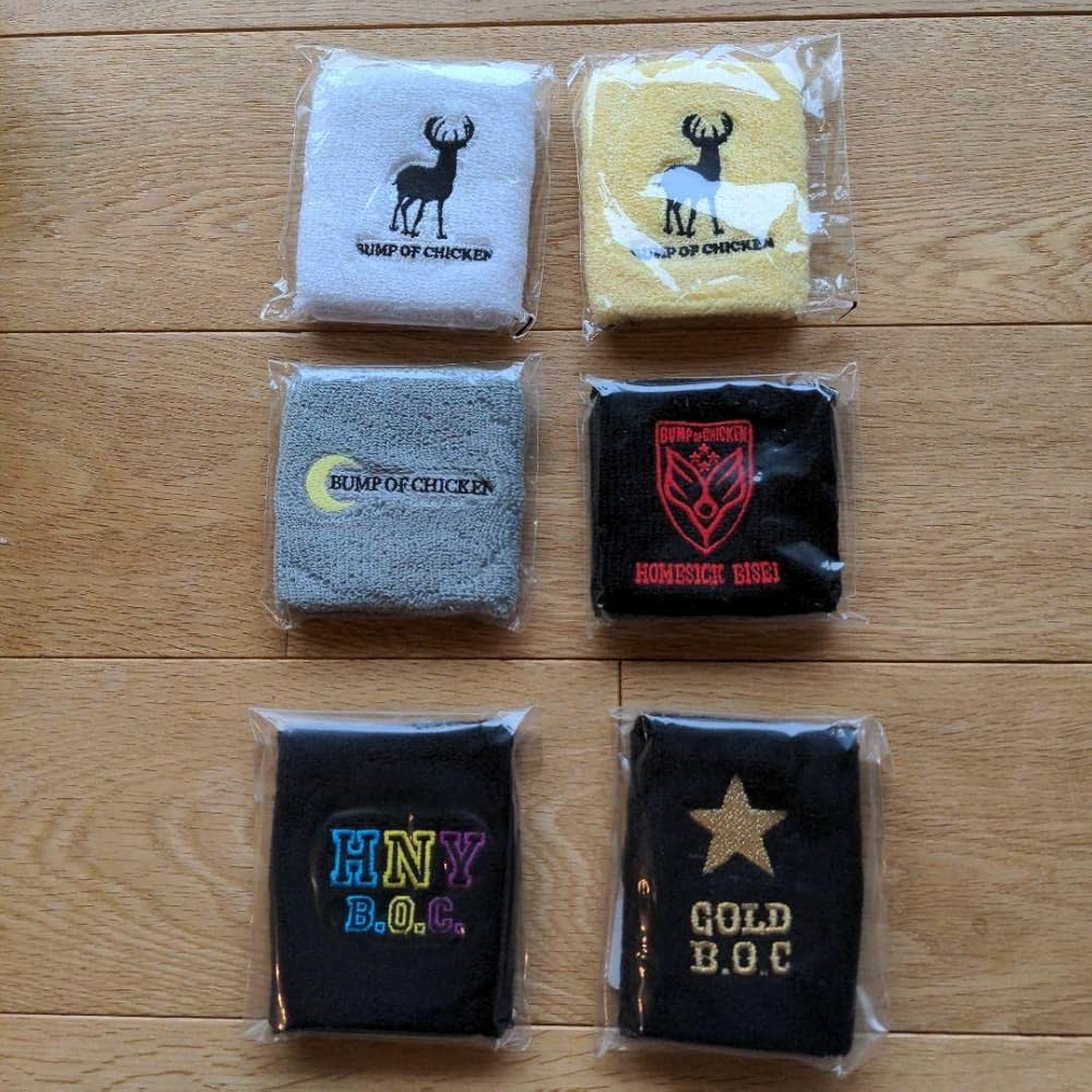 Amazon | 貴重BUMP OF CHICKEN バンプ リストバンド6個セット | ノー