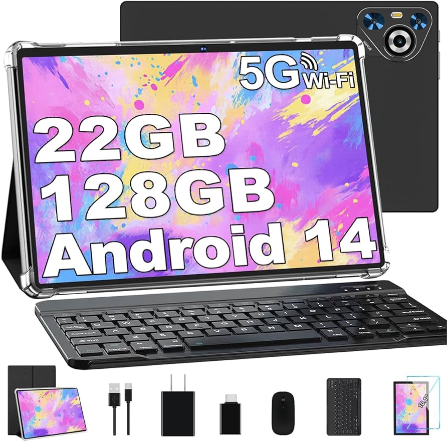 Amazon.com : Dghrti 10 Inch Tablet, 22GB RAM+128GB ROM+1TB Expand