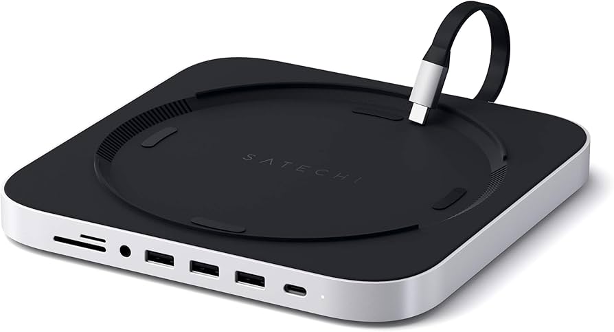 Amazon.co.jp: SATECHI 7 in 1 USB-C ハブ スタンド (Mac Mini M2/M1用
