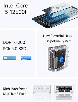 Amazon.com: MINISFORUM Venus Series NAB6 Lite Mini PC, 12th Gen