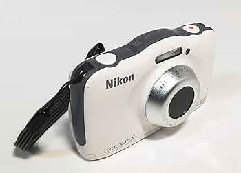 Amazon | Nikon デジタルカメラ S32 防水 1300万画素 ホワイト S32WH