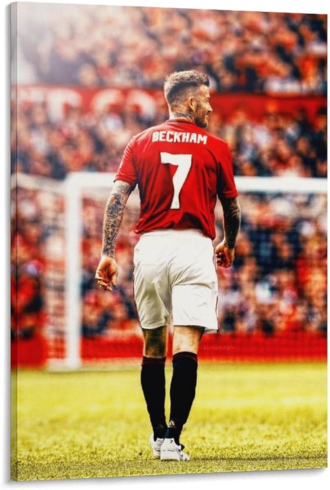 Amazon.co.jp: サッカースターデビッドベッカムポスター (1) アート