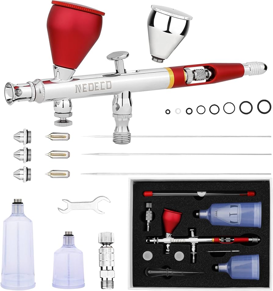 Amazon.com: NEOECO SJ83 Airbrush, Self-Centring Plug-in Nozzle
