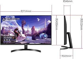 Amazon.co.jp: LG モニター ディスプレイ 32QN600-B 31.5インチ/WQHD