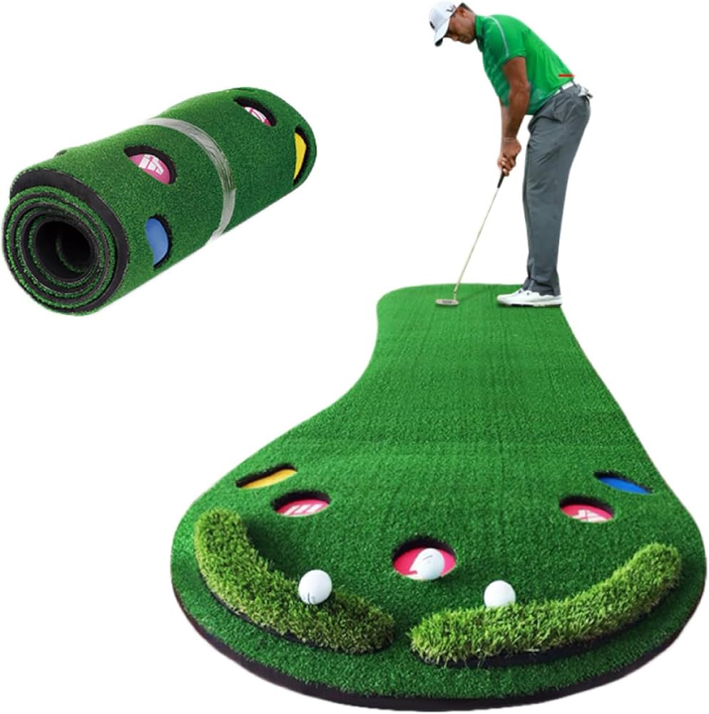 Amazon | SMALY 大型 パターマット 3m 300×100cm 屋内 屋外 パター