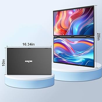 InnoView デュアル 18.5インチ モバイルモニター PM509 Amazon.com