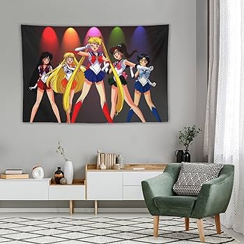 Amazon.co.jp: 美少女戦士セーラームーンタペストリー 壁掛け 壁飾り