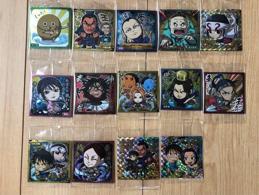 Amazon.co.jp: にふぉるめーしょん キングダム ウエハースシール 14枚