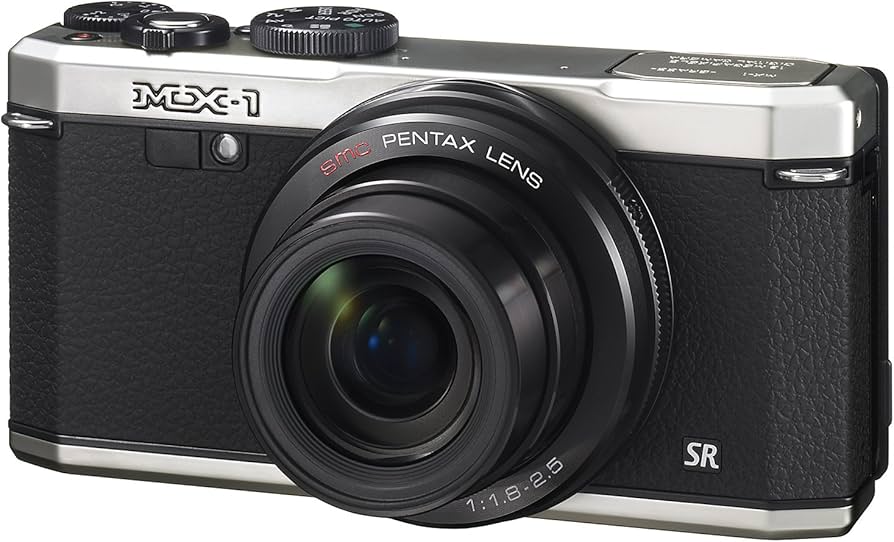 Amazon.com : Pentax MX-1 Silver 12MP Digital Camera with 4x