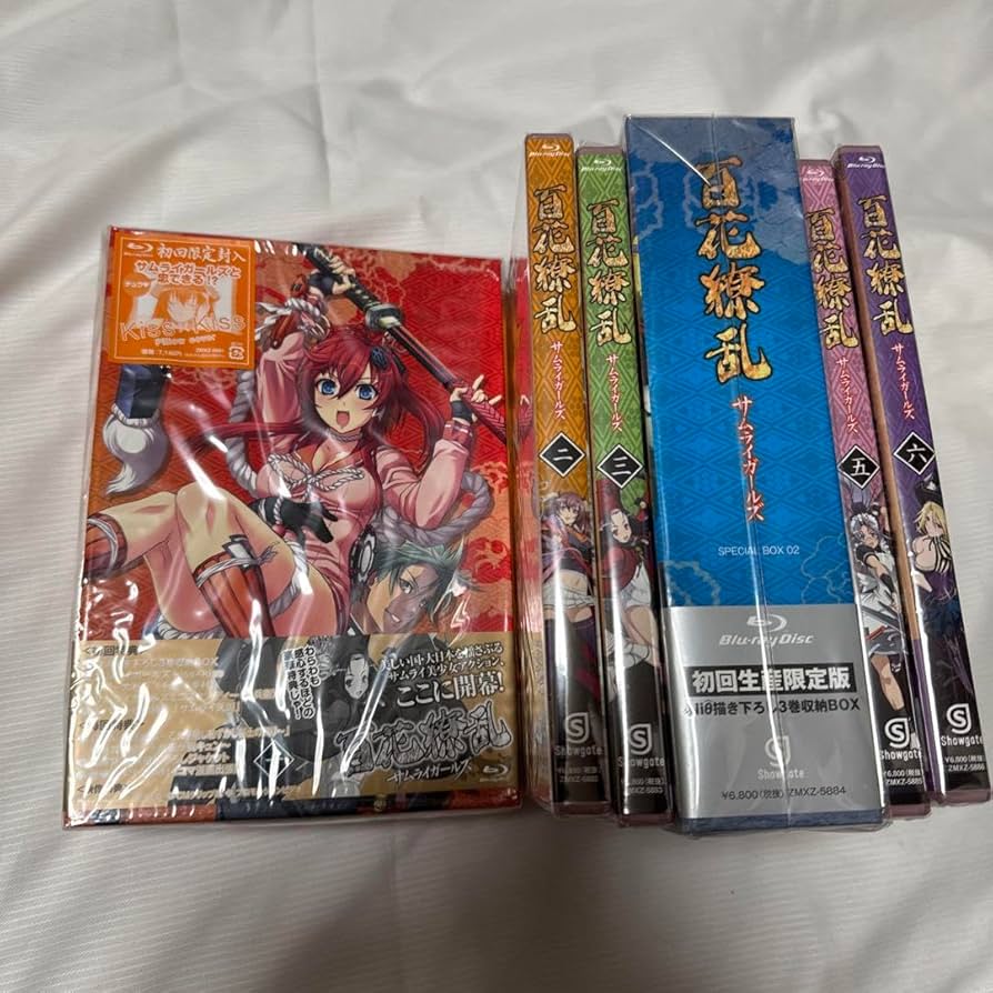 Amazon.co.jp: 百花繚乱 サムライガールズ Blu-ray 全6巻セット : おもちゃ