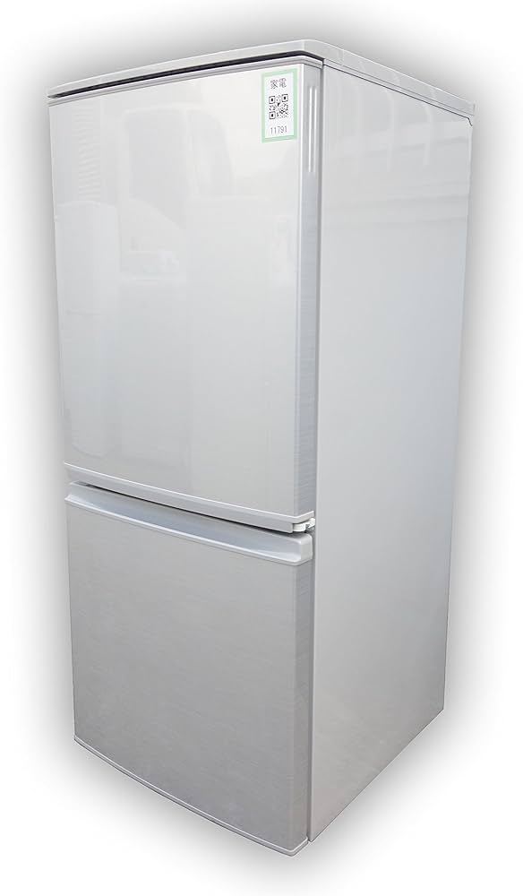 Amazon.co.jp: シャープ 137L 2ドア冷蔵庫（シルバー系）SHARP SJ-14Y