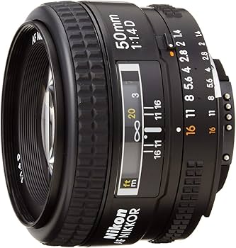 Amazon.com : Nikon AF FX NIKKOR 50mm F/1.4D DSLR Lens with Auto