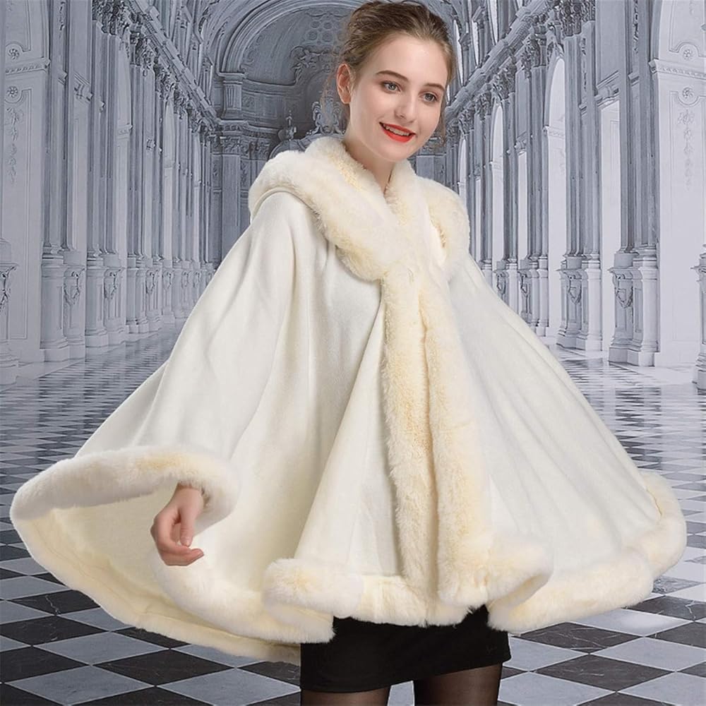 美品】DELBA イタリア製 リアルファー ポンチョコート ケープコート