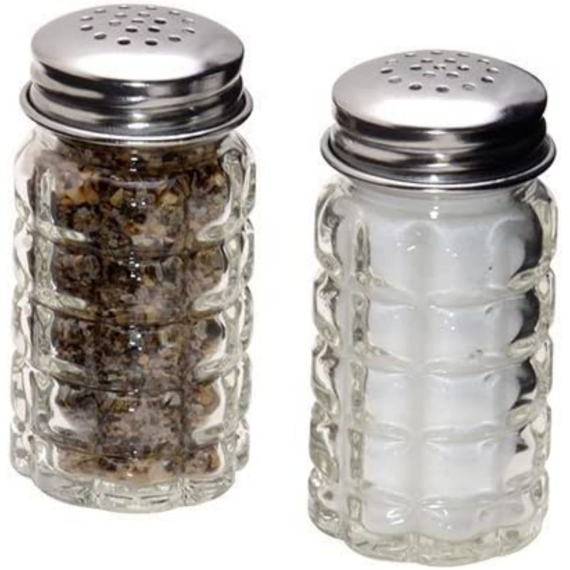 Amazon.com: Retro Style Salt and Pepper Shakers with Stainless