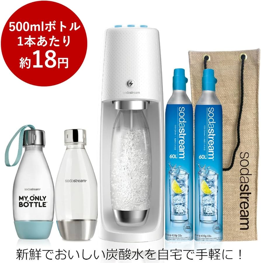 Amazon | [公式] ソーダストリーム Spirit OneTouch(ワンタッチ