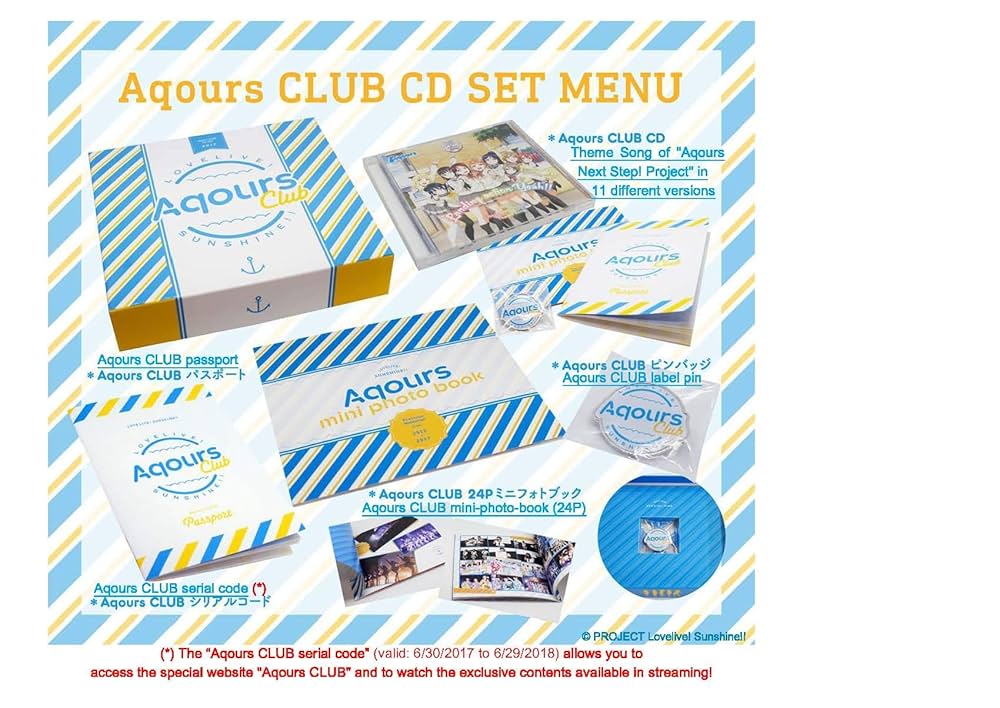 AQOURS - Love Live!Sunshine!! Aqours Club Cd Set - Amazon.com Music